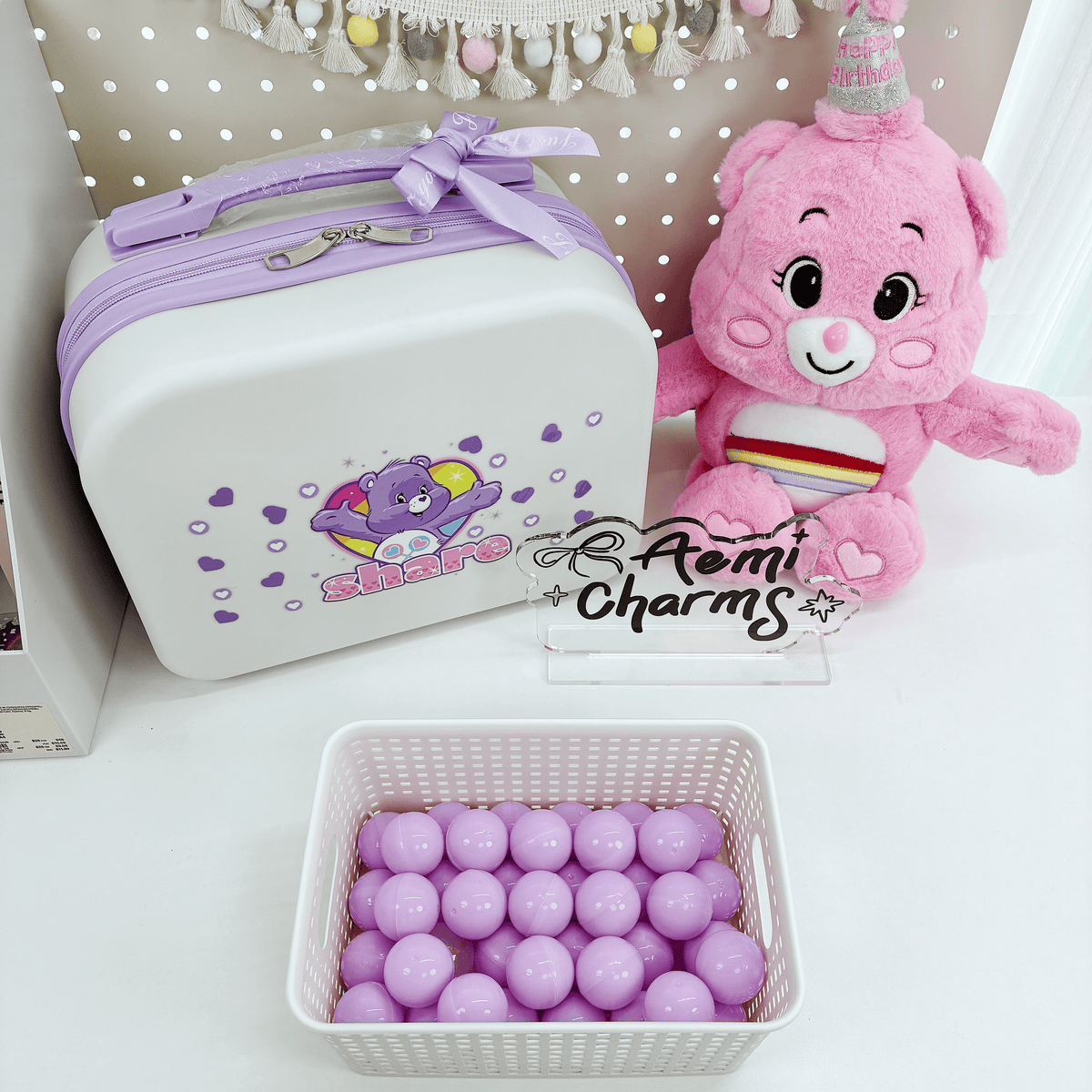 Ensemble de valises Kawaii Lucky Scoop de 14 pouces